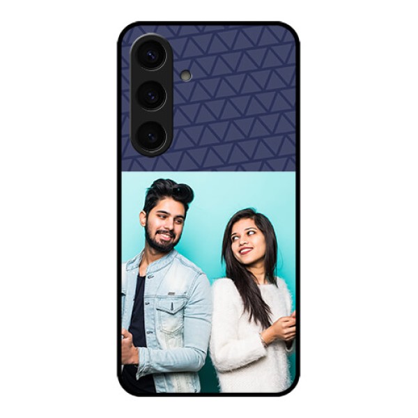 Samsung Galaxy S24 5G Custom Glass Phone Case - With Best Friends Design Samsung Galaxy S24 5G Custom Glass Phone Case - With Best Friends Design
