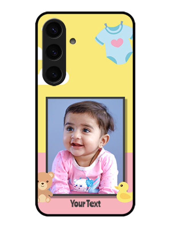 Custom Samsung Galaxy S24 5G Custom Glass Phone Case - Kids 2 Color Design