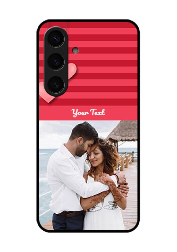 Samsung Galaxy S24 5G Custom Glass Phone Case - Valentines Day Design