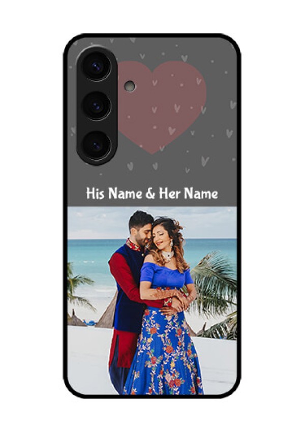 Samsung Galaxy S24 5G Custom Glass Phone Case - Buy Love Design With Photo Online