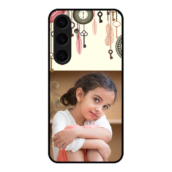 Samsung Galaxy S24 5G Custom Glass Phone Case - Boho Style Design