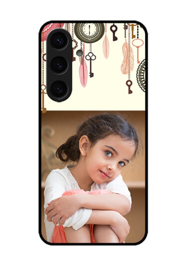 Samsung Galaxy S24 5G Custom Glass Phone Case - Boho Style Design