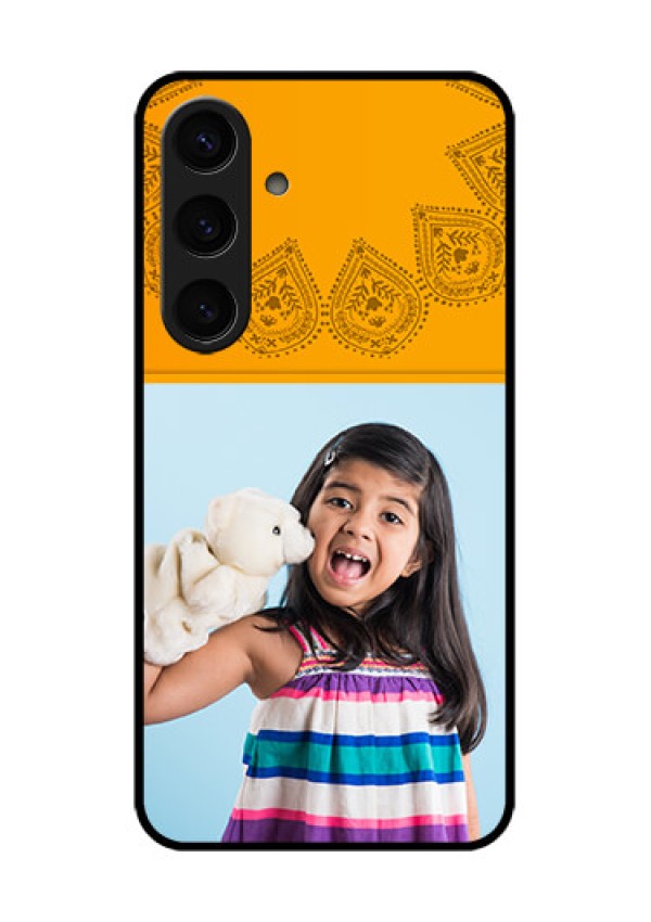 Samsung Galaxy S24 5G Custom Glass Phone Case - Photo Wedding Design
