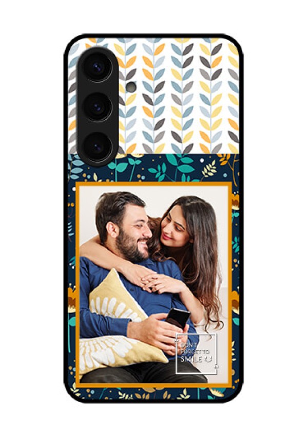 Samsung Galaxy S24 5G Custom Glass Phone Case - Pattern Design