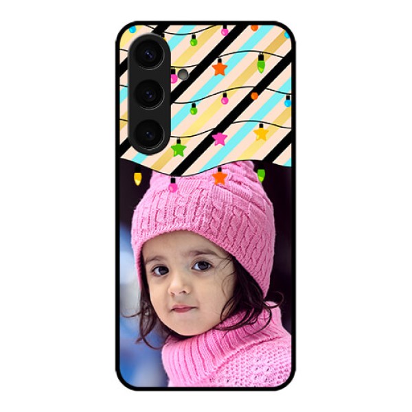 Samsung Galaxy S24 5G Custom Glass Phone Case - Lights Hanging Design