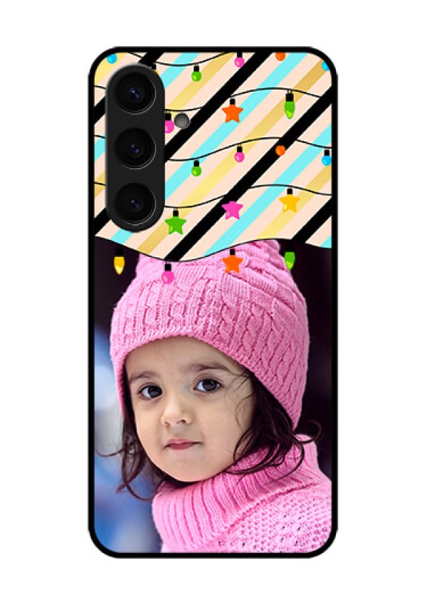 Samsung Galaxy S24 5G Custom Glass Phone Case - Lights Hanging Design