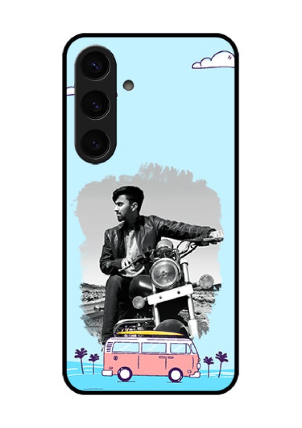 Samsung Galaxy S24 5G Custom Glass Phone Case - Travel & Adventure Design