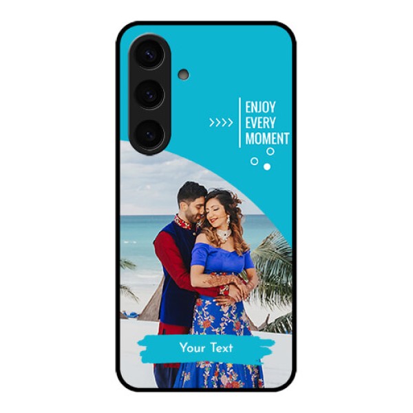 Samsung Galaxy S24 5G Custom Glass Phone Case - Happy Moment Design