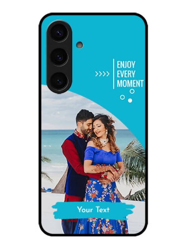 Custom Samsung Galaxy S24 5G Custom Glass Phone Case - Happy Moment Design