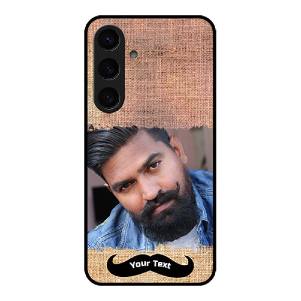 Samsung Galaxy S24 5G Custom Glass Phone Case - With Texture Design Samsung Galaxy S24 5G Custom Glass Phone Case - With Texture Design