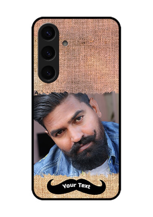 Samsung Galaxy S24 5G Custom Glass Phone Case - With Texture Design