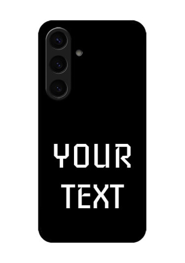Samsung Galaxy S24 5G Custom Glass Phone Case - Your Name Design