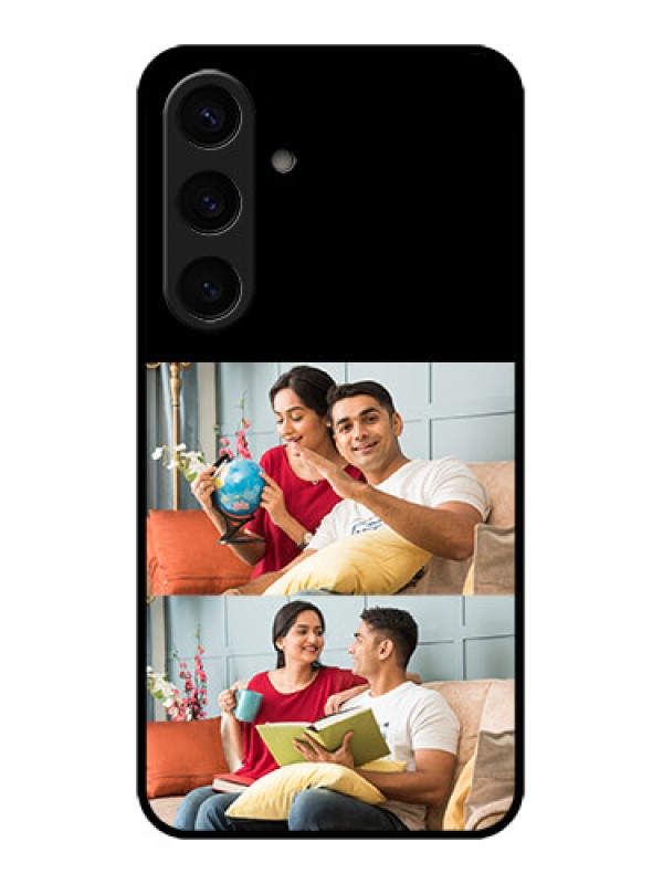 Custom Samsung Galaxy S24 5G Custom Glass Phone Case - 2 Images Design