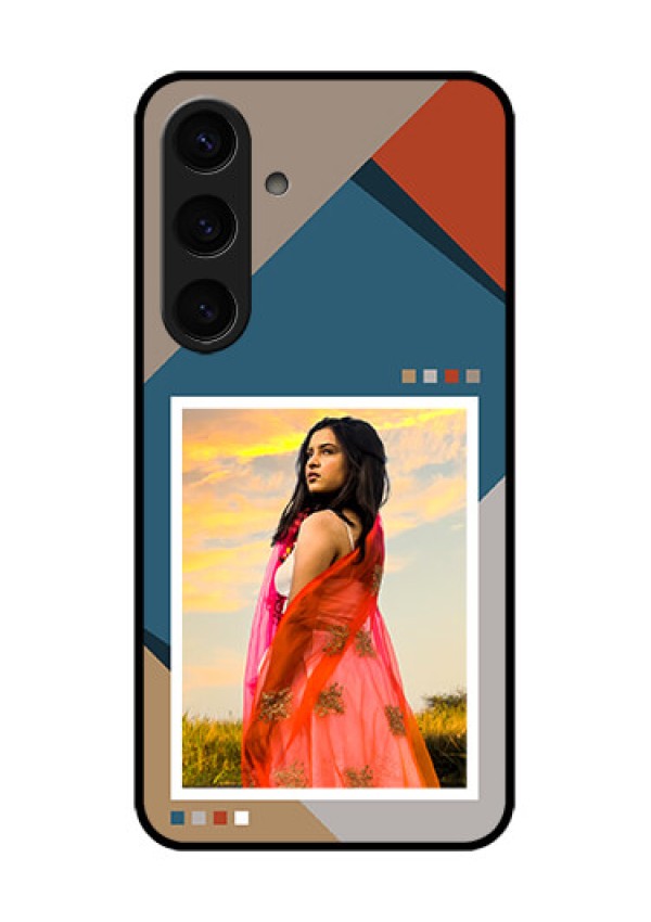 Samsung Galaxy S24 5G Custom Glass Phone Case - Retro Color Pallet Design