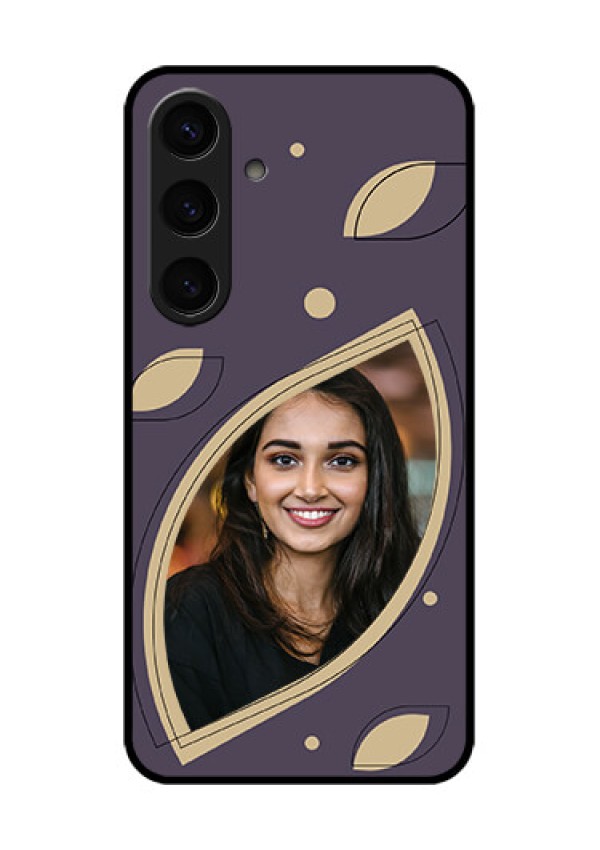 Samsung Galaxy S24 5G Custom Glass Phone Case - Falling Leaf Design
