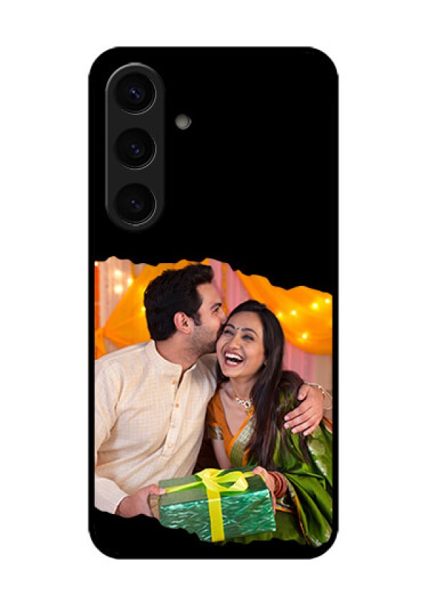 Samsung Galaxy S24 5G Custom Glass Phone Case - Tear - Off Design