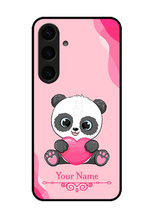 Samsung Galaxy S24 5G Custom Glass Phone Case - Cute Panda Design