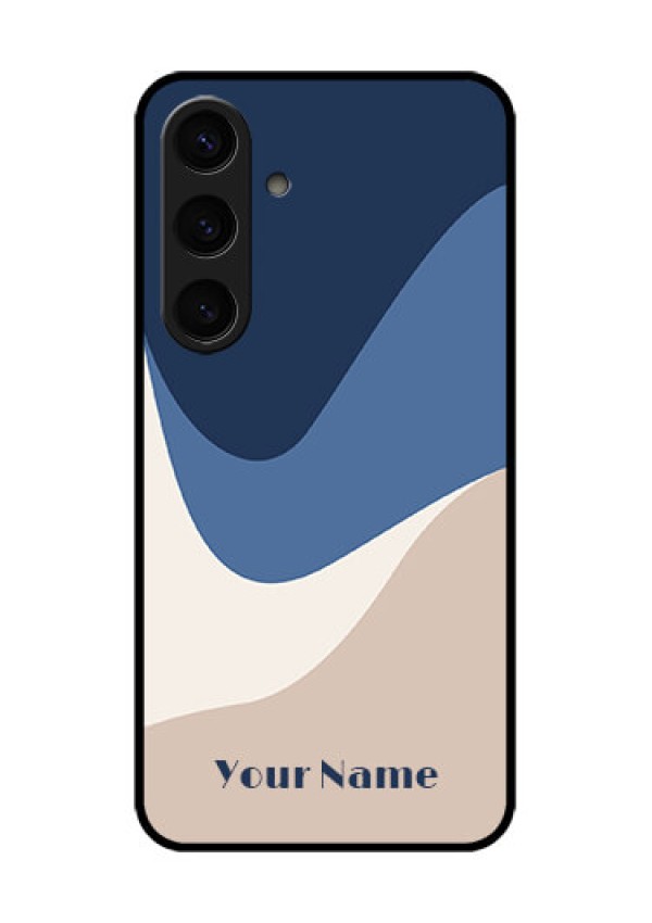 Samsung Galaxy S24 5G Custom Glass Phone Case - Abstract Drip Art Design