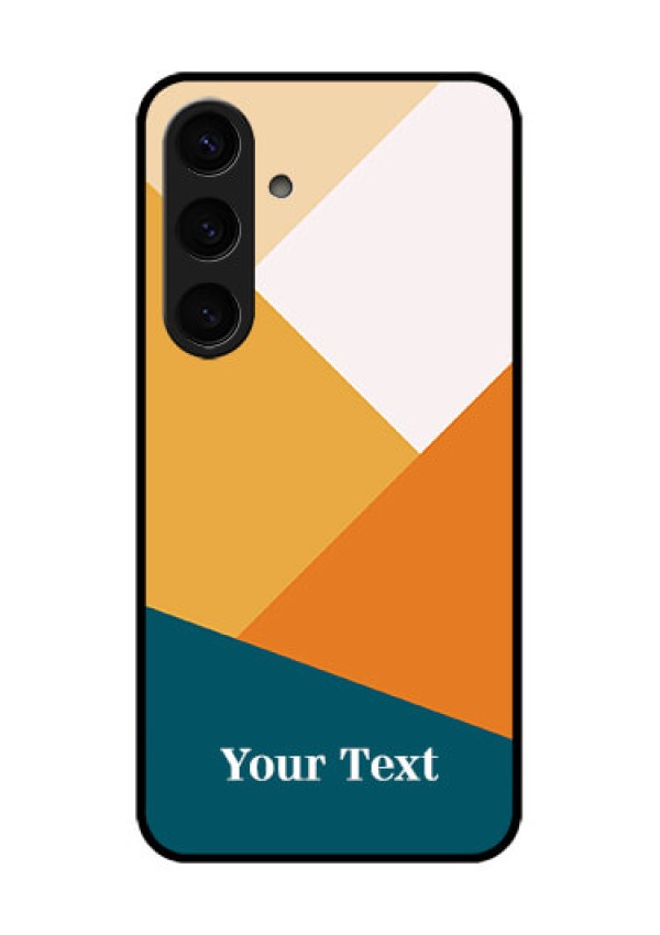 Samsung Galaxy S24 5G Custom Glass Phone Case - Stacked Multi - Colour Design