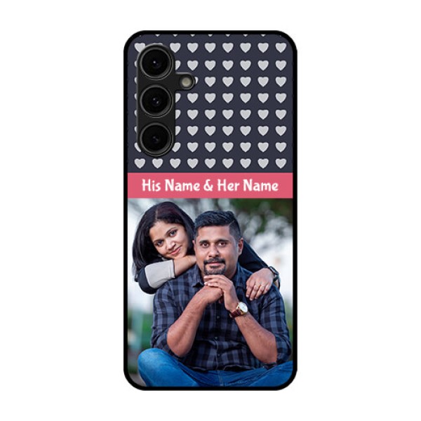Galaxy S24 FE 5G Custom Glass Phone Case - Love Symbols Design