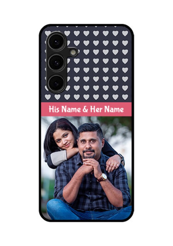 Galaxy S24 FE 5G Custom Glass Phone Case - Love Symbols Design