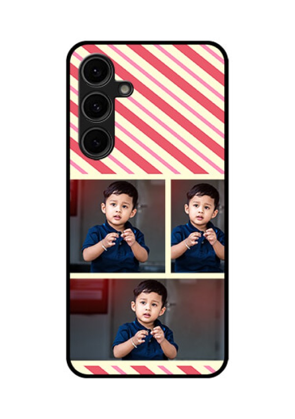 Galaxy S24 FE 5G Custom Glass Phone Case - Picture Upload Mobile Case Design