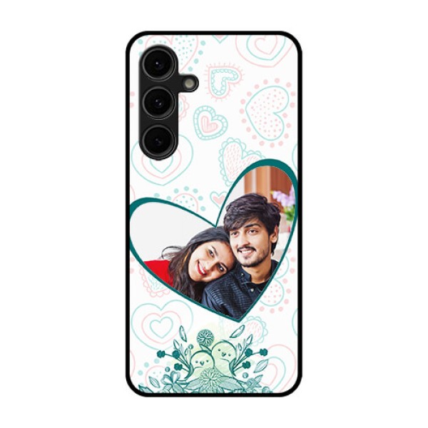Galaxy S24 FE 5G Custom Glass Phone Case - Premium Couple Design Galaxy S24 FE 5G Custom Glass Phone Case - Premium Couple Design