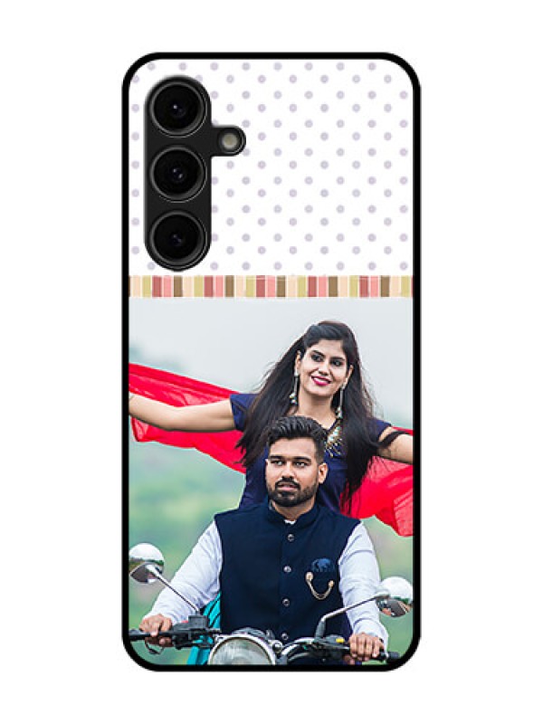 Custom Galaxy S24 FE 5G Custom Glass Phone Case - Cute Family Design