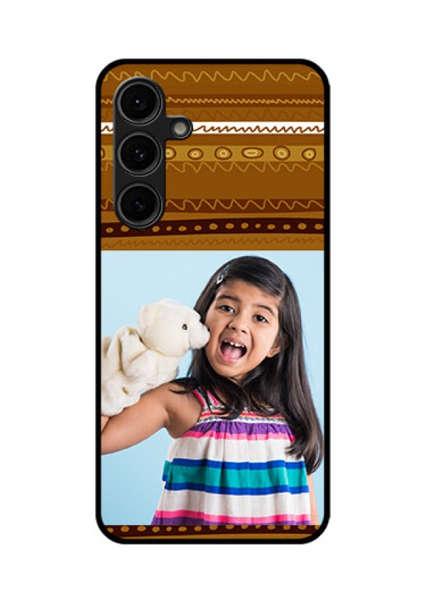 Galaxy S24 FE 5G Custom Glass Phone Case - Friends Picture Upload Design