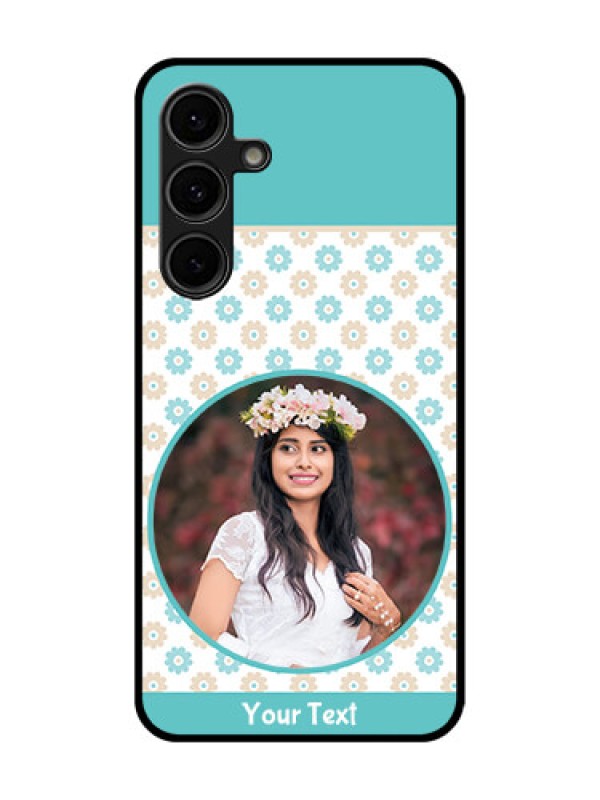 Custom Galaxy S24 FE 5G Custom Glass Phone Case - Beautiful Flowers Design