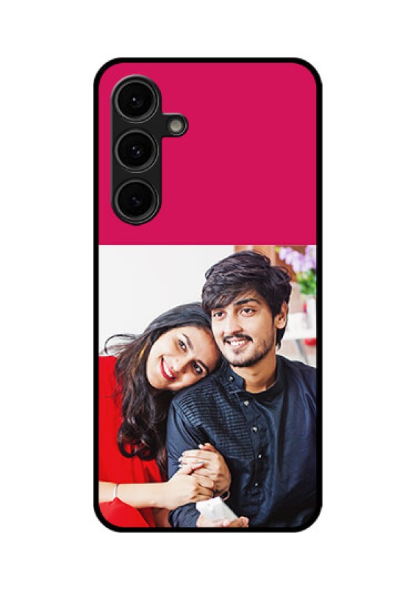 Galaxy S24 FE 5G Custom Glass Phone Case - Anniversary Cover Design