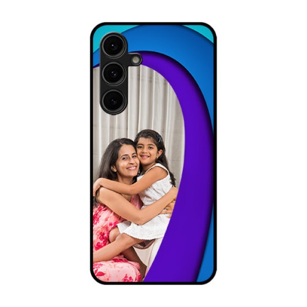 Galaxy S24 FE 5G Custom Glass Phone Case - Simple Pattern Design