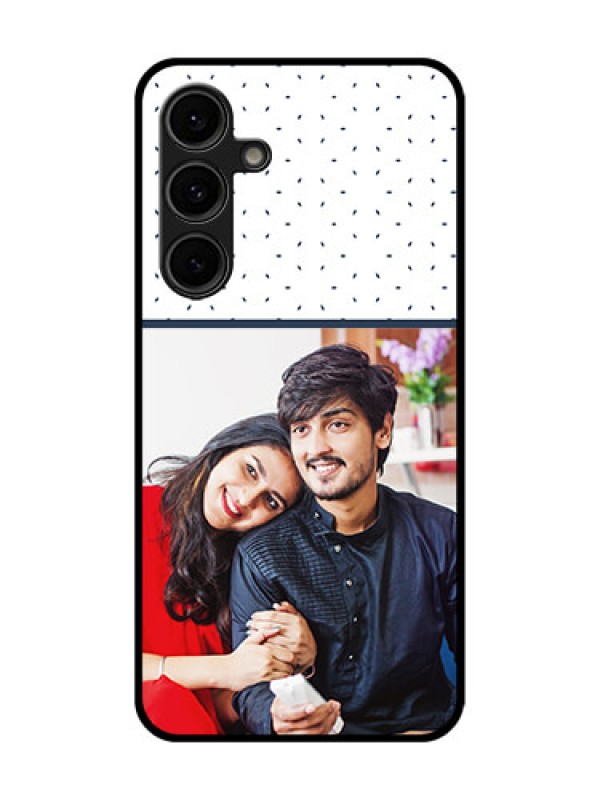 Custom Galaxy S24 FE 5G Custom Glass Phone Case - Premium Dot Design