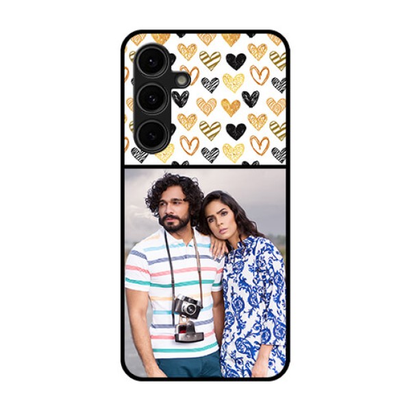Galaxy S24 FE 5G Custom Glass Phone Case - Love Symbol Design