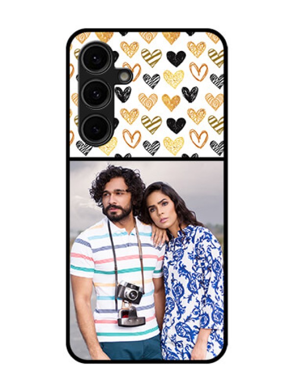 Custom Galaxy S24 FE 5G Custom Glass Phone Case - Love Symbol Design