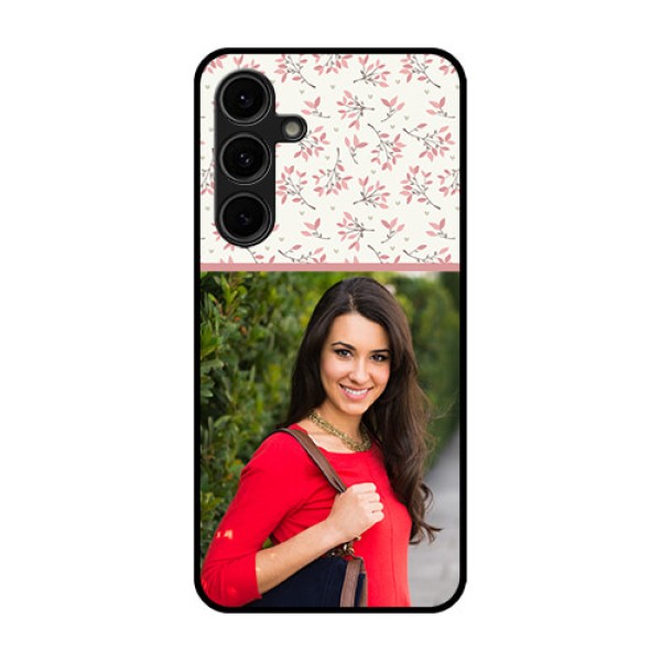 Galaxy S24 FE 5G Custom Glass Phone Case - Stunning Floral Design