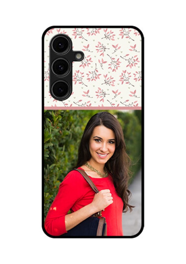 Galaxy S24 FE 5G Custom Glass Phone Case - Stunning Floral Design