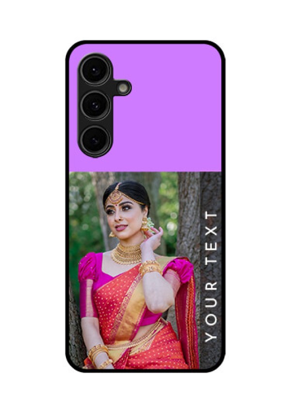 Galaxy S24 FE 5G Custom Glass Phone Case - Birthday Icons Design