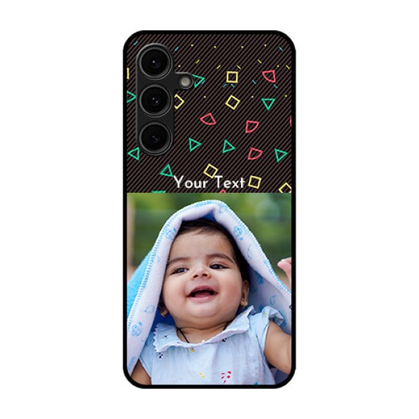 Galaxy S24 FE 5G Custom Glass Phone Case - With Confetti Birthday Design Galaxy S24 FE 5G Custom Glass Phone Case - With Confetti Birthday Design