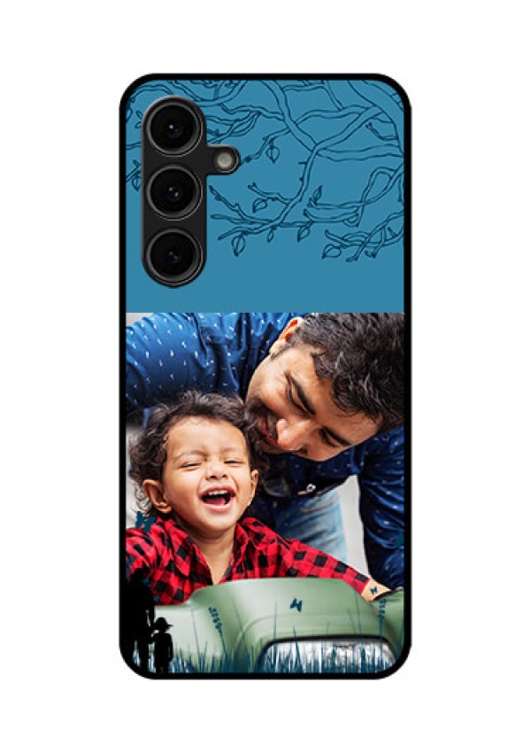 Galaxy S24 FE 5G Custom Glass Phone Case - Best Dad Design