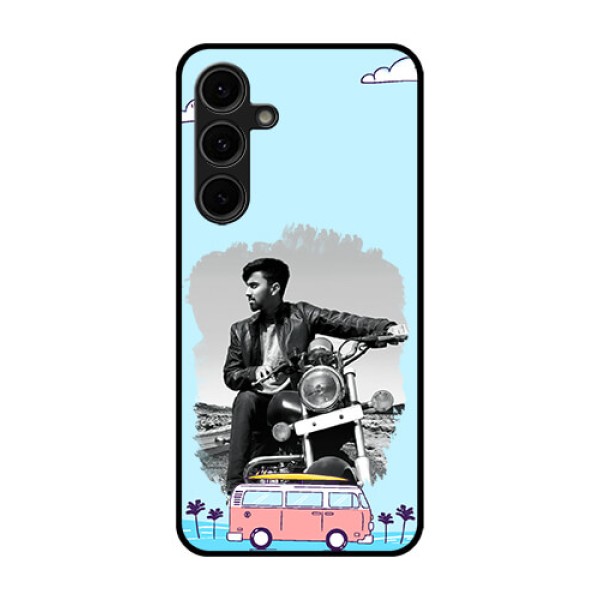 Galaxy S24 FE 5G Custom Glass Phone Case - Travel and Adventure Design Galaxy S24 FE 5G Custom Glass Phone Case - Travel and Adventure Design