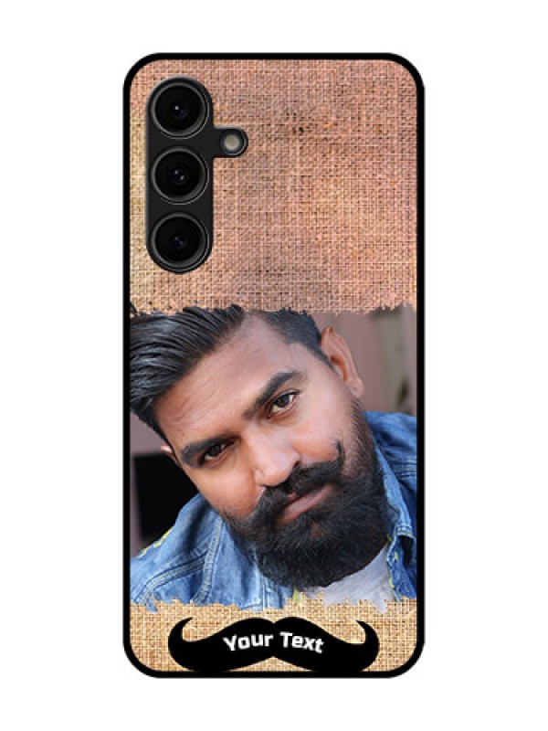 Custom Galaxy S24 FE 5G Custom Glass Phone Case - With Texture Design