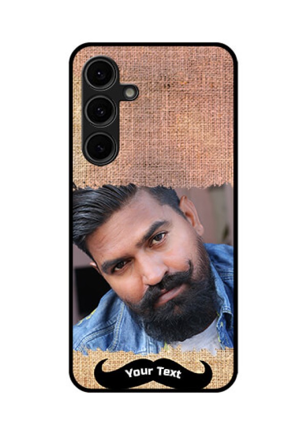 Galaxy S24 FE 5G Custom Glass Phone Case - With Texture Design