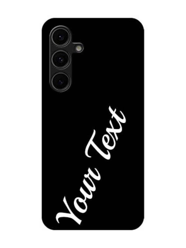 Custom Galaxy S24 FE 5G Custom Glass Phone Case - With Your Name Design