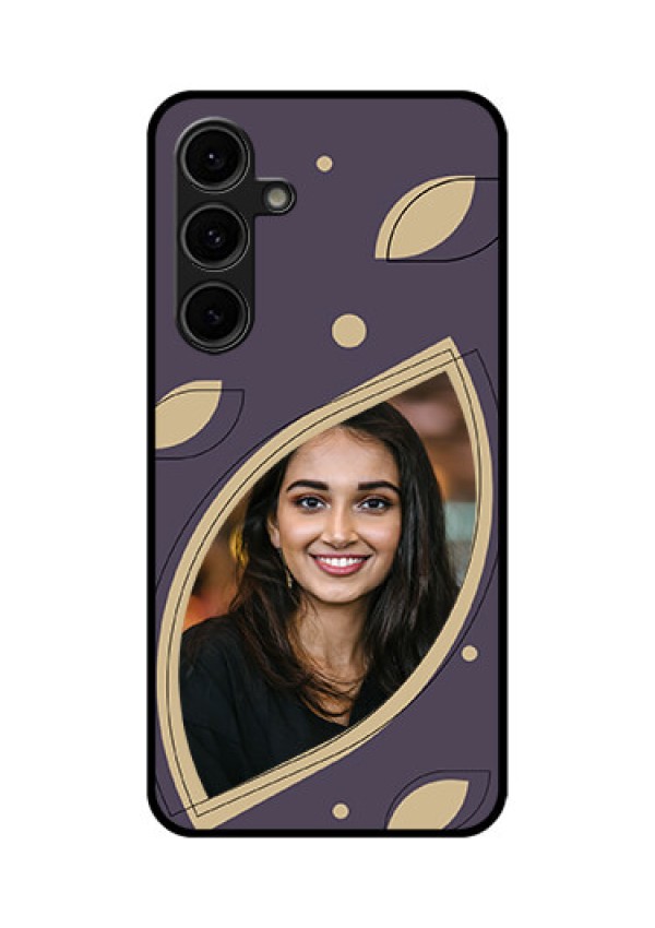 Galaxy S24 FE 5G Custom Glass Phone Case - Falling Leaf Design