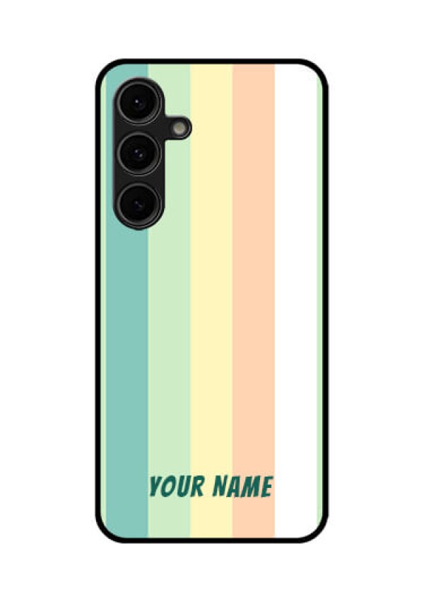 Galaxy S24 FE 5G Custom Glass Phone Case - Multi - Colour Stripes Design