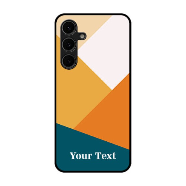 Galaxy S24 FE 5G Custom Glass Phone Case - Stacked Multi - Colour Design Galaxy S24 FE 5G Custom Glass Phone Case - Stacked Multi - Colour Design