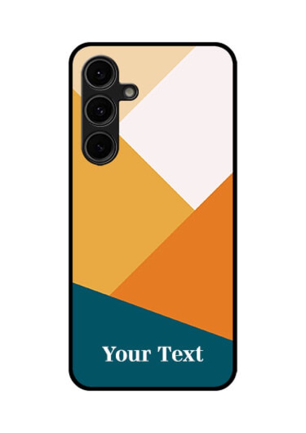 Galaxy S24 FE 5G Custom Glass Phone Case - Stacked Multi - Colour Design