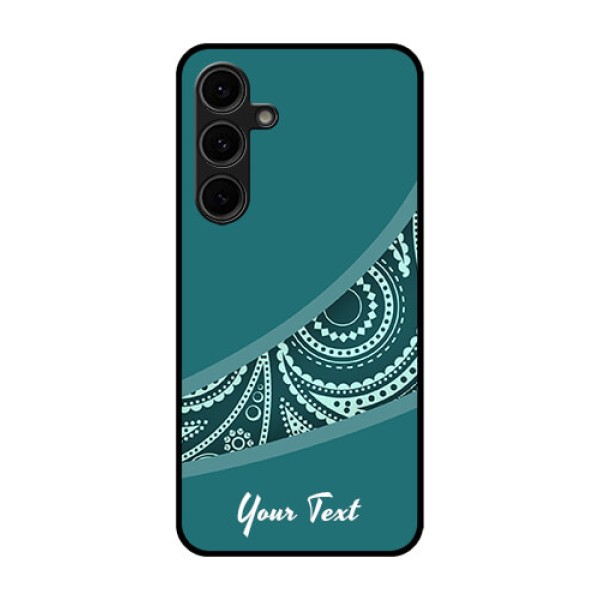 Galaxy S24 FE 5G Custom Glass Phone Case - Semi Visible Floral Design Galaxy S24 FE 5G Custom Glass Phone Case - Semi Visible Floral Design