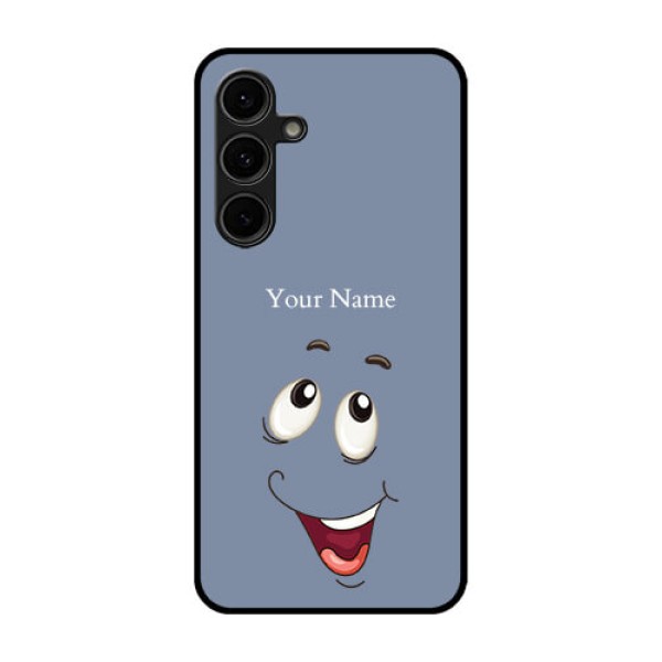 Galaxy S24 FE 5G Custom Glass Phone Case - Laughing Cartoon Face Design Galaxy S24 FE 5G Custom Glass Phone Case - Laughing Cartoon Face Design